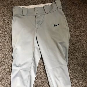 Grey Nike women’s softball pants